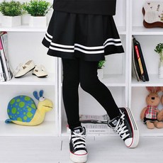 jackid 女童用 Lency 雙線內搭褲裙