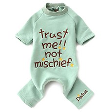 Bycell trust me 寵物狗連身衣, 薄荷綠