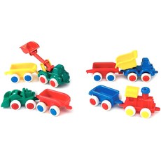 VIKINGTOYS Z Kirby Trailer 4 Pieces 21cm - 4pcs Set(1144), 混色