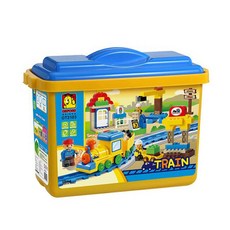 옥스포드 기차블럭 OT2103 99피스, 혼합 색상