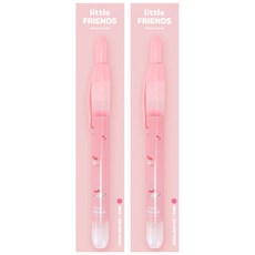 카카오프렌즈 노크식 형광펜, 리틀어피치, 2개