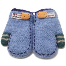 무슈 아동용 애니멀 스티치 장갑