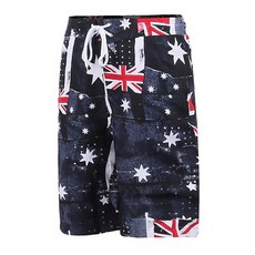 VENDIS 男款England沙灘褲, 混色