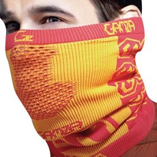 GAMZA 圖案印花運動保暖圍脖 GW2, GW2 紅橙