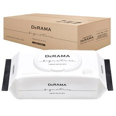드라마 시그니처 아기물티슈 캡형 75평량, 62매, 10세트