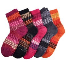 孕婦印花睡眠長襪 5雙, 隨機出貨