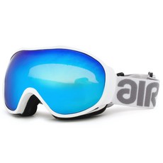 에어워크 성인용 고글 AW-4400, white blue, 1개
