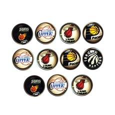 못난이상점 어밴져스 nba 축구 로고 세계 마그넷 컬렉션 냉장고 자석 모음, NBA10+1(랜덤)