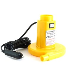 오토코스 허리케인1 에어펌프 100W, 옐로우, 1개