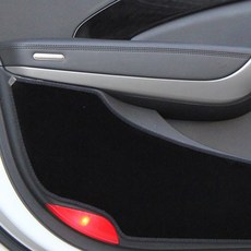 Emotion 基本款 黑色布料 黑色邊框 車門保護套, 三星, QM5