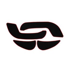 Emotion 基本款 黑色布料 紅色邊框 車門保護套, 雪佛蘭, 阿爾菲恩