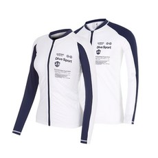 VENDIS 情侶款長袖拉鍊防曬泳衣