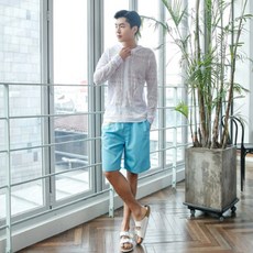 벤디스 남성용 머스타드 하의 반바지 스윔팬츠 빅사이즈 비치웨어 수영복 비치팬츠