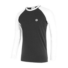 VENDIS 男款長袖游泳防曬衣, 黑色的