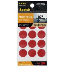 스카치 3M 강력 차량 내장용 폼 양면 테이프 원형 20mm ITTR20, 1개