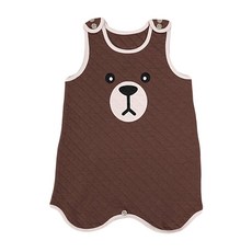 Maykids 孩童小熊圖案連身背心式睡裙