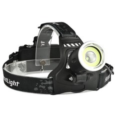 CREE 울트라 루멘 T6+COB LED 헤드랜턴 UL-T6COB1, BLACK, 1개