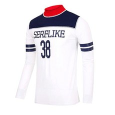 VENDIS 男款長袖T恤 白色