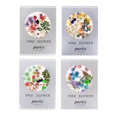 Miss Purity藝術花朵美甲道具, 1組, 1、2、3、4