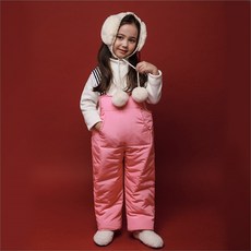 고잉키즈 아동용 캥거루 멜빵 패딩 팬츠