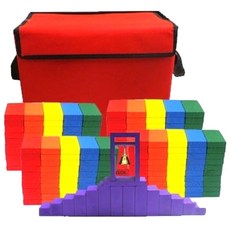 Gabe Family 彩色骨牌 216片 + 收納盒, 1套, 混合色