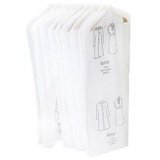 가쯔 화이트 베이직 코트 커버, 1개