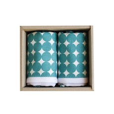 cherihauseu 廚房毛巾禮盒2入組 41種, 14. 點 - 薄荷, 1個