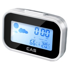 CAS 桌上型時鐘 溫濕度計 T022 黑色, 1個