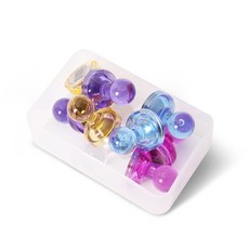 magpia 便條夾 大 MNMH-27mm 棋子造型磁鐵 10入, 1個