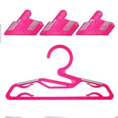 Simfom幼兒用防滑衣架, 粉色+灰色, 30件
