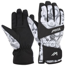 ARISE 男士滑雪手套 AWGA016, 黑色的