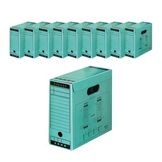 Munhwa Filing System 文件收納盒 A4 F192 7, 藍色, 10片