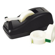 3M Scotch 隱形替換膠帶 18mm*32m 3入+膠帶切割台 C-40, 混色, 1套