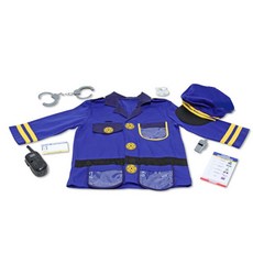 警察角色扮演套裝, 混合顏色, MD4835, 1個
