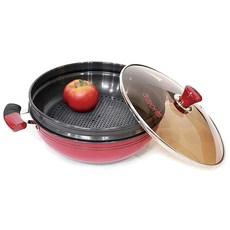 키친아트 RN5 신비 경질냄비 2단찜기32cm HJ1086, 1개
