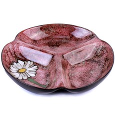 So Dam 3格盤子 HJ50522 XL號, 紅色的, 1個
