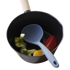 cherihauseu 粉彩矽膠勺, 藍色, 1支