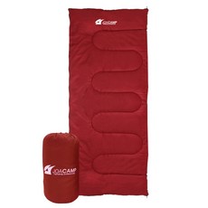 JOACAMP 方型睡袋+收納袋, 酒紅色, 1組