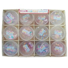 Mijungart 手工繽紛史萊姆 12入, 混色