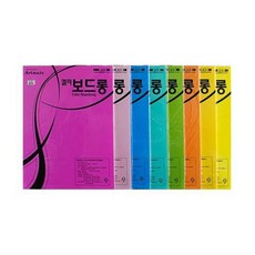 아트메이트 단면칼라보드롱 CB 30 검정색, 60개입, 5TCB-16/빨강색