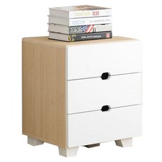 JD FURNITURE 3層抽屜矮腳櫃, Maple White