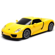대호종합상사 1:24 포르쉐 918 스파이더 RC카, 옐로우, 1개