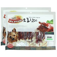 펫더맨 마이도기 프리미엄 애견간식 300g, 쫄깃쫄깃 오리연어포맛, 2개