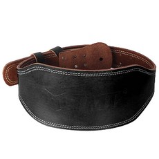 TMT 健身專用深蹲皮革護腰帶 Y63, 黑色