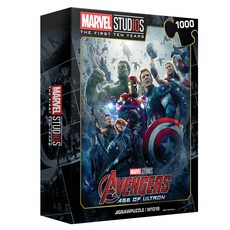 MARVEL 漫威 10週年紀念版 復仇者聯盟2 拼圖(1000片/M1018), 1000件, 混合顏色, 1個