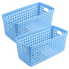 이노마타 수납 바스켓 슬림 4572, 블루, 2개