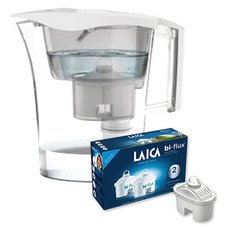 LAICA 萊卡 濾水壺 Predator + Bi-Flux 濾芯 2入, 白色的, 2.3L