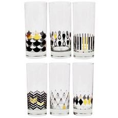 오션글라스 세인트 루 산마리노 롱 드링크 6p 세트, 혼합 색상, 1세트