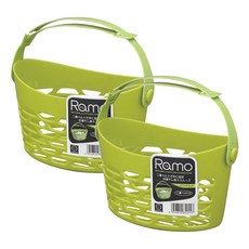 코쿠보 라모 조절 가능 빨래 집게 바스켓, 그린(KL-R013), 2개