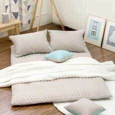 올리비아데코 다우니 순면 누비요커버(Q) 그레이[93] O14AYN04Q